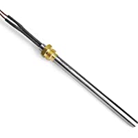 FIREHOFF - Bujía de encendido para estufa de gránulos- 300 W- 140-150 mm- diámetro 9-9 mm- rosca 3-8 con bornes